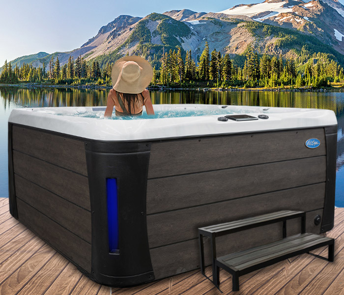 Calspas hot tub being used in a family setting - hot tubs spas for sale Mobile